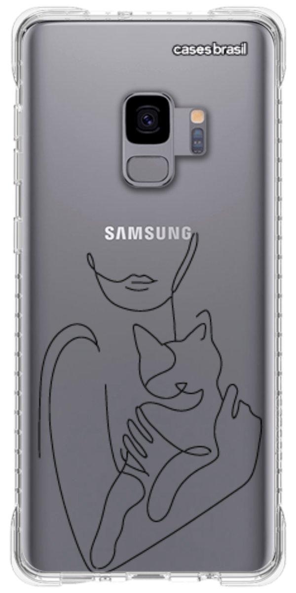 Capinha para Celular Traços de Amor Meu Gato