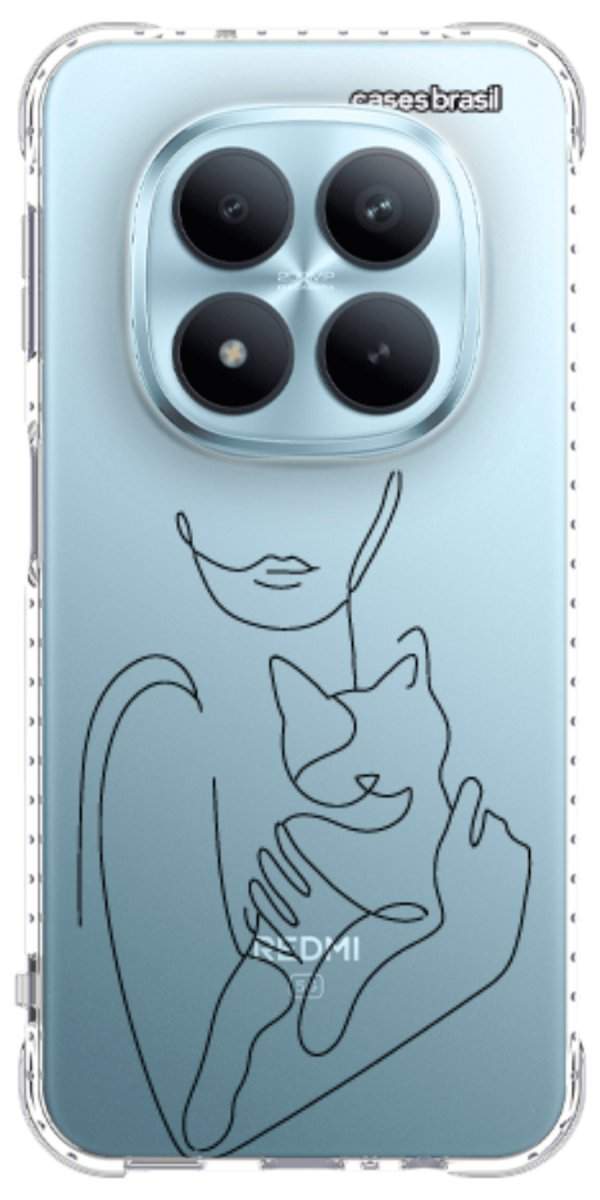 Capinha para Celular Traços de Amor Meu Gato
