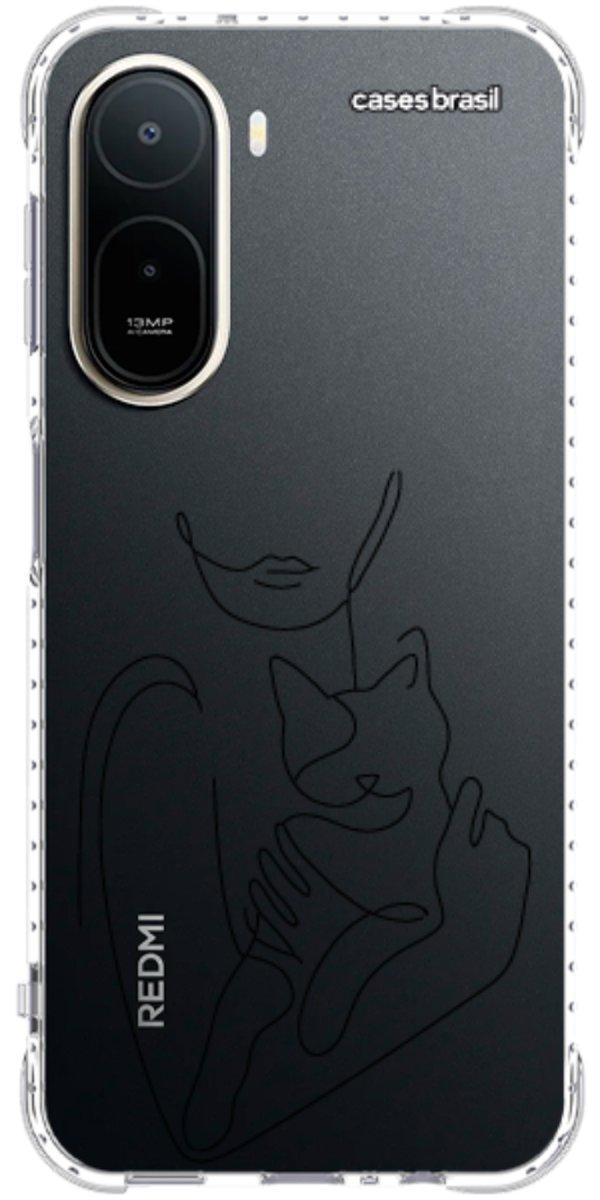 Capinha para Celular Traços de Amor Meu Gato