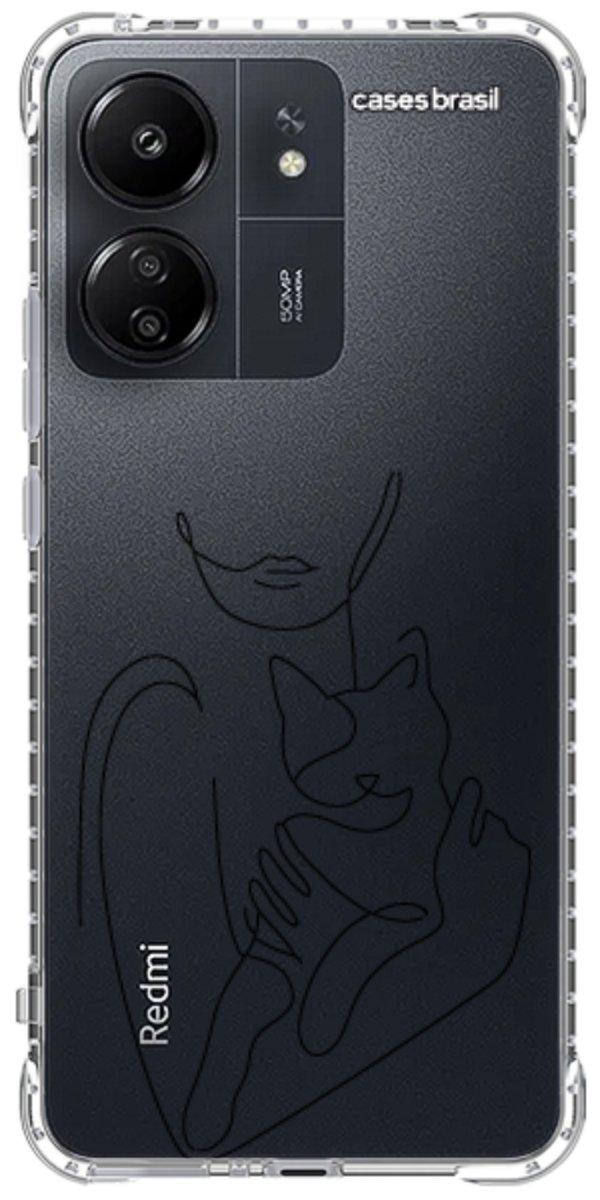 Capinha para Celular Traços de Amor Meu Gato