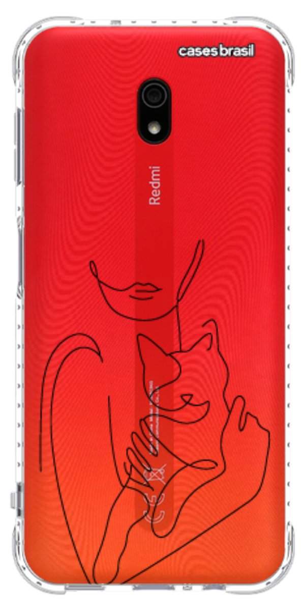 Capinha para Celular Traços de Amor Meu Gato