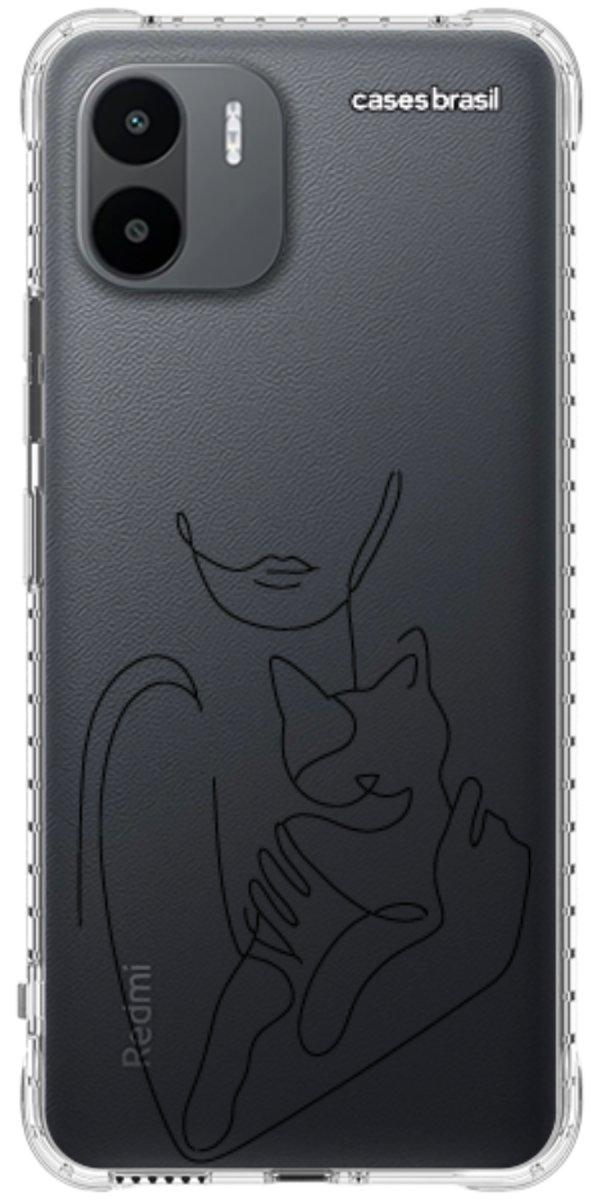 Capinha para Celular Traços de Amor Meu Gato