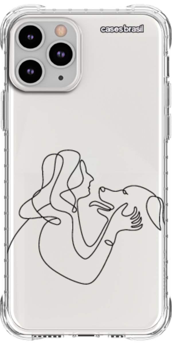 Capinha para Celular Traços de Amor Meu Cachorro