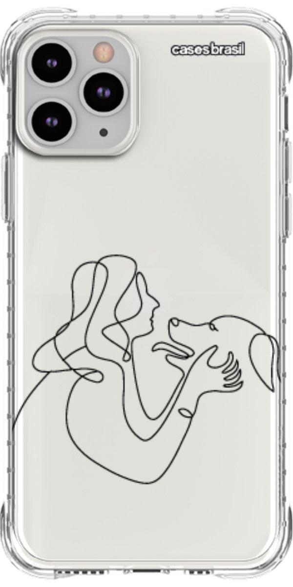 Capinha para Celular Traços de Amor Meu Cachorro