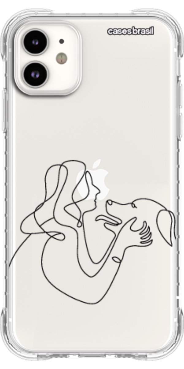 Capinha para Celular Traços de Amor Meu Cachorro