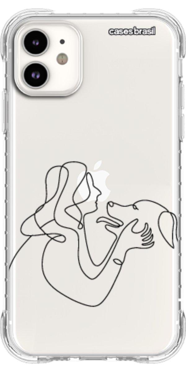 Capinha para Celular Traços de Amor Meu Cachorro