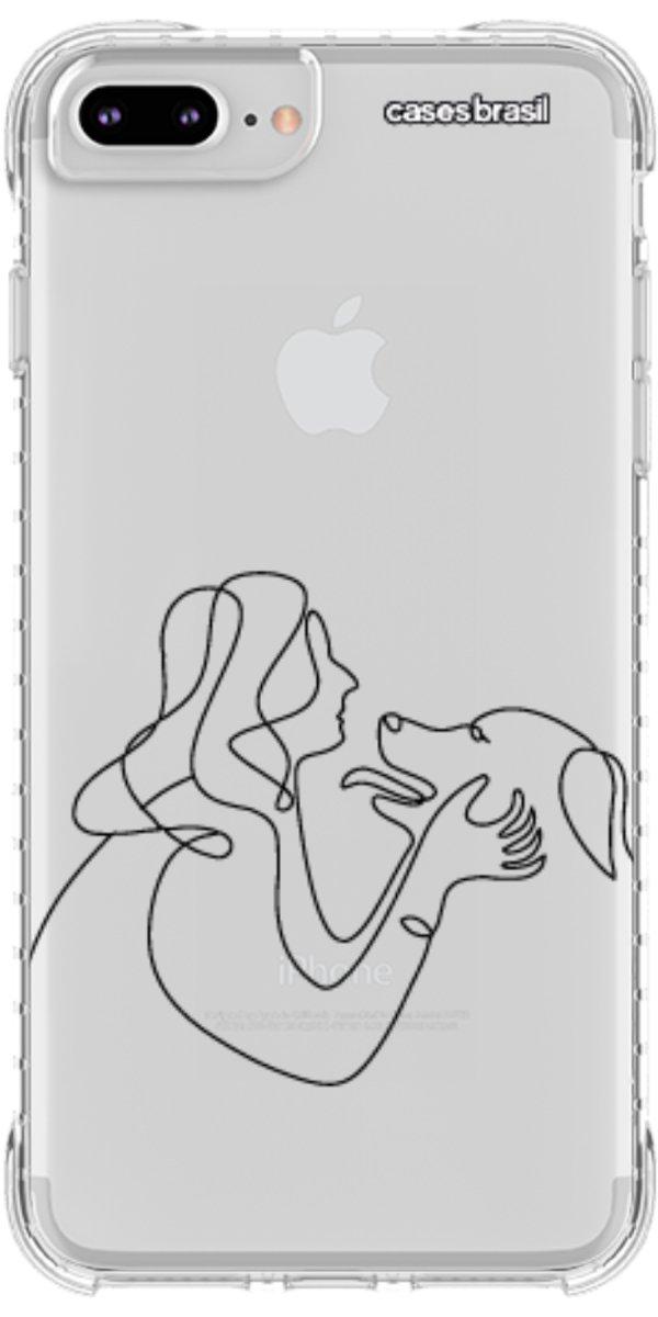 Capinha para Celular Traços de Amor Meu Cachorro
