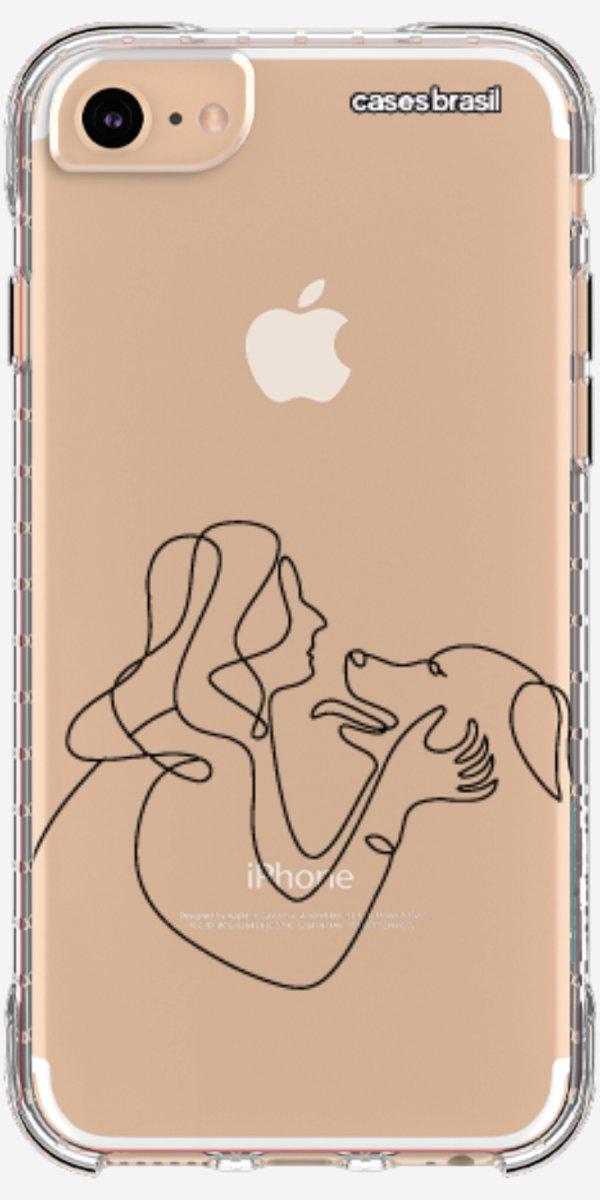 Capinha para Celular Traços de Amor Meu Cachorro
