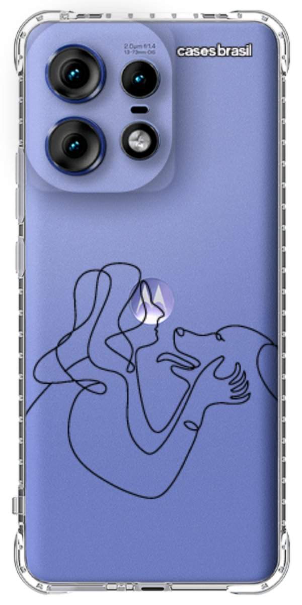 Capinha para Celular Traços de Amor Meu Cachorro