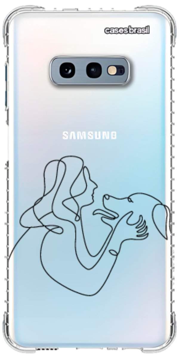 Capinha para Celular Traços de Amor Meu Cachorro