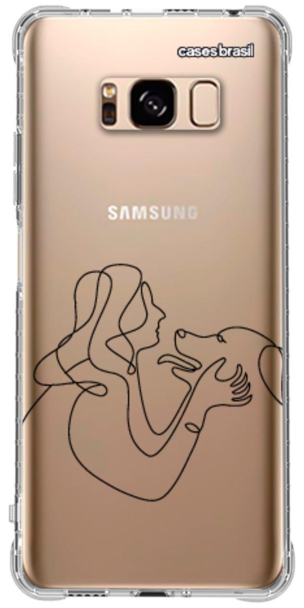Capinha para Celular Traços de Amor Meu Cachorro