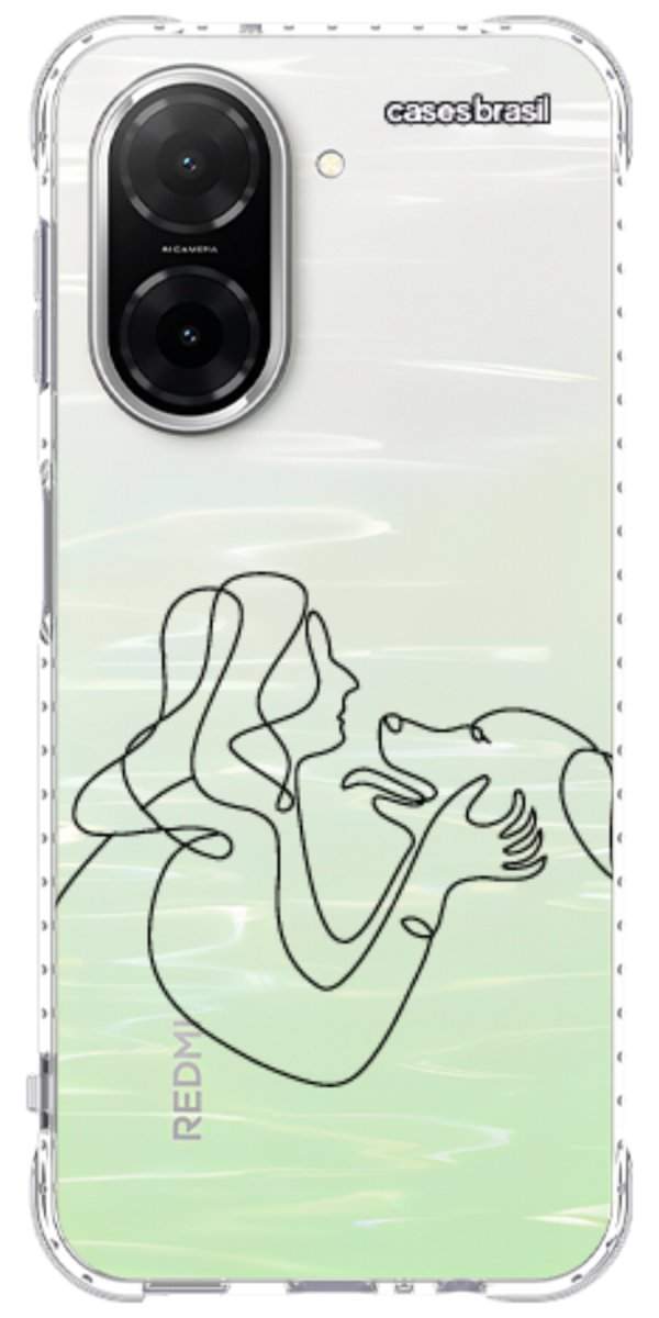 Capinha para Celular Traços de Amor Meu Cachorro