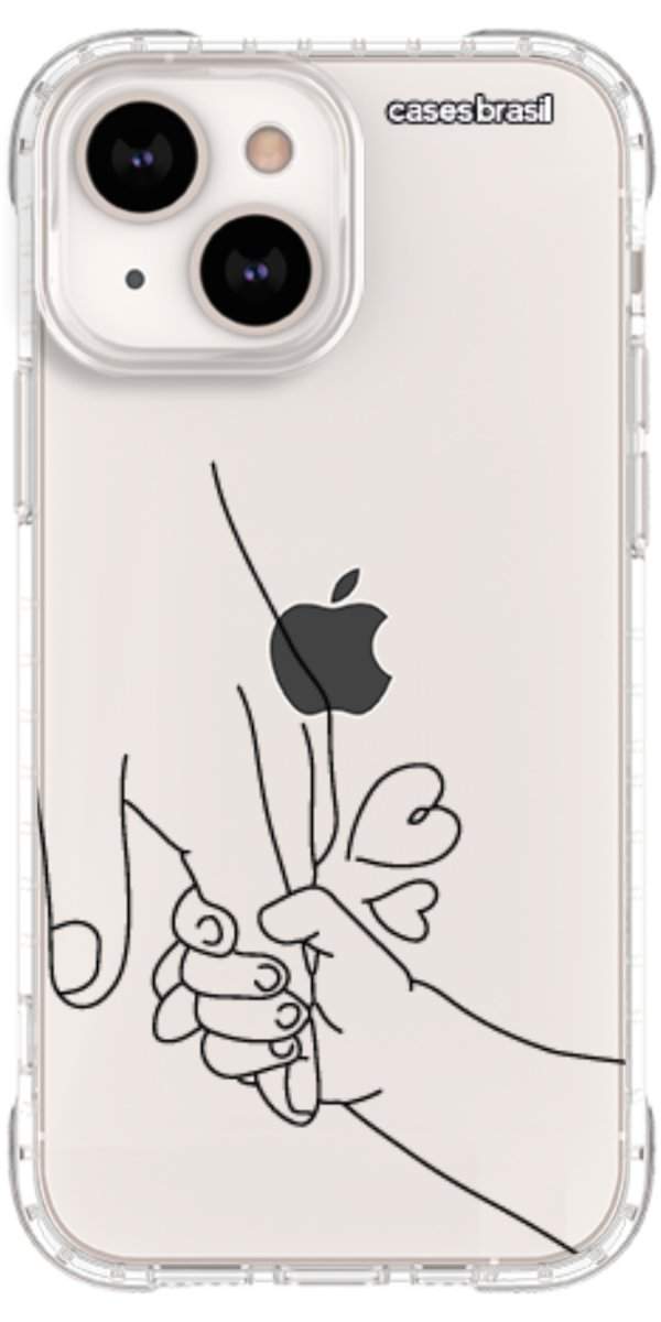 Capinha para Celular Traços de Amor Primeiro Toque