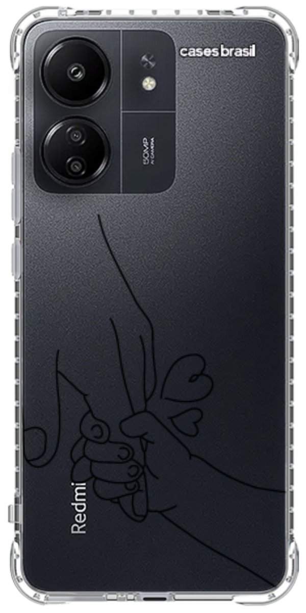 Capinha para Celular Traços de Amor Primeiro Toque