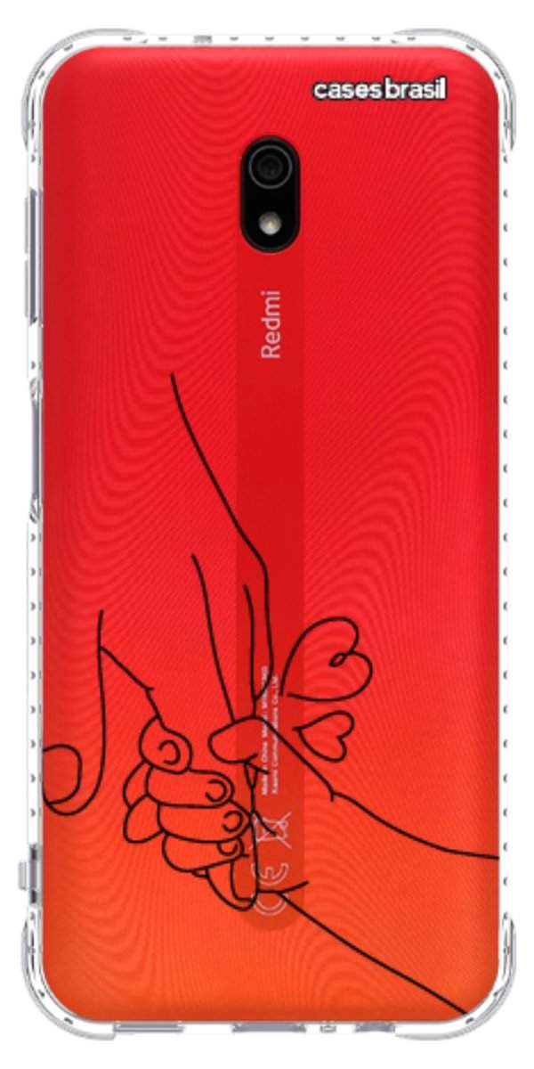 Capinha para Celular Traços de Amor Primeiro Toque