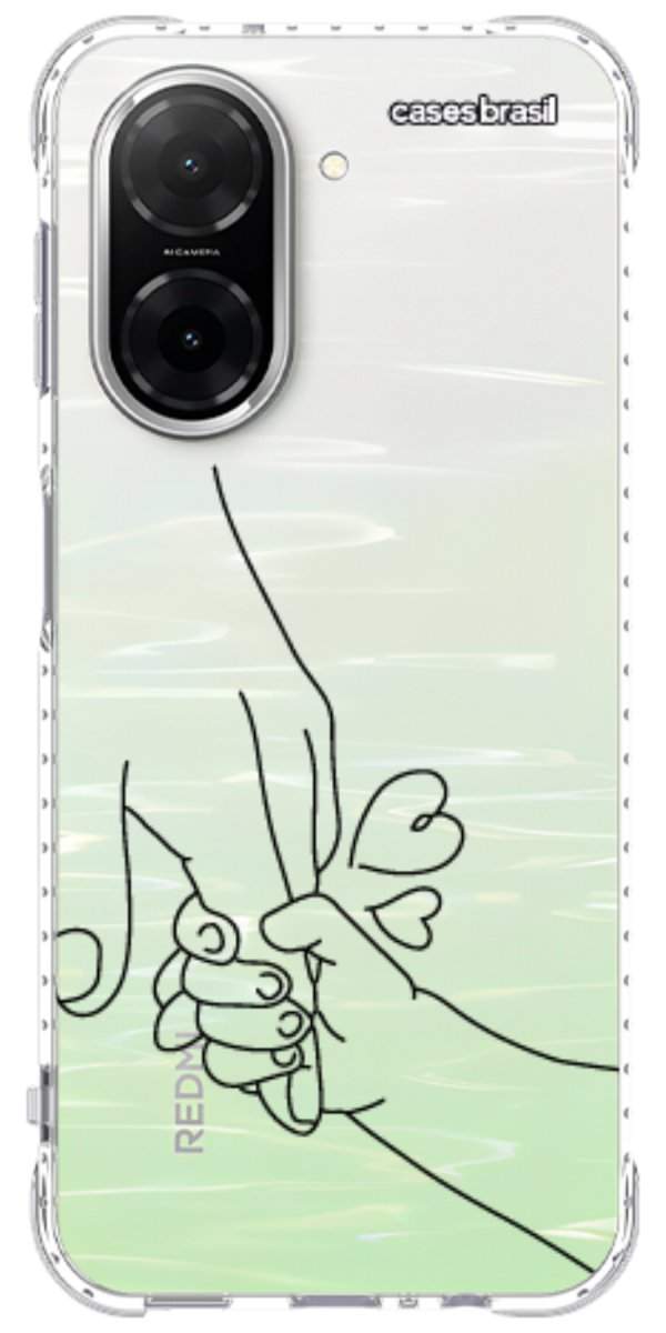 Capinha para Celular Traços de Amor Primeiro Toque
