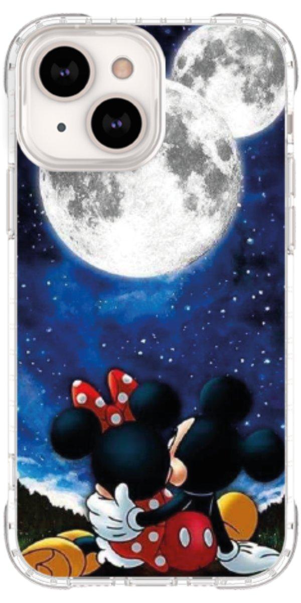 Capinha para Celular Mickey e Minnie Lua