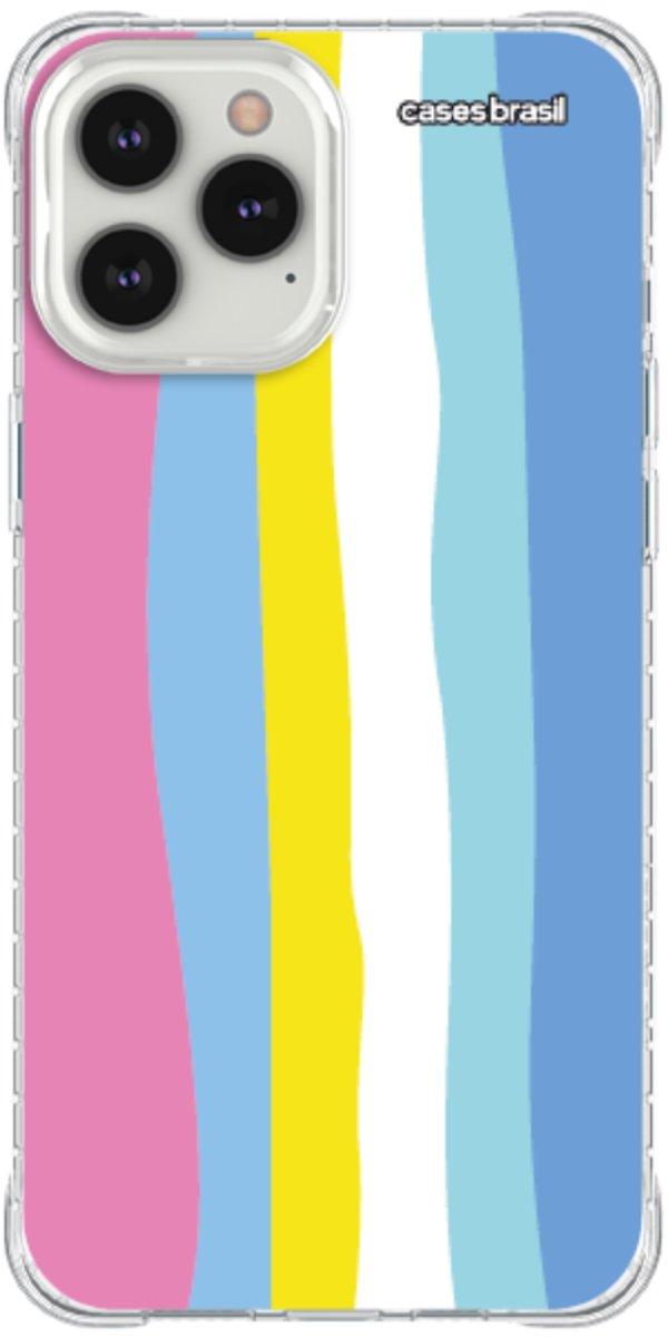 Capinha para Celular Arco-íris Vertical Colorido