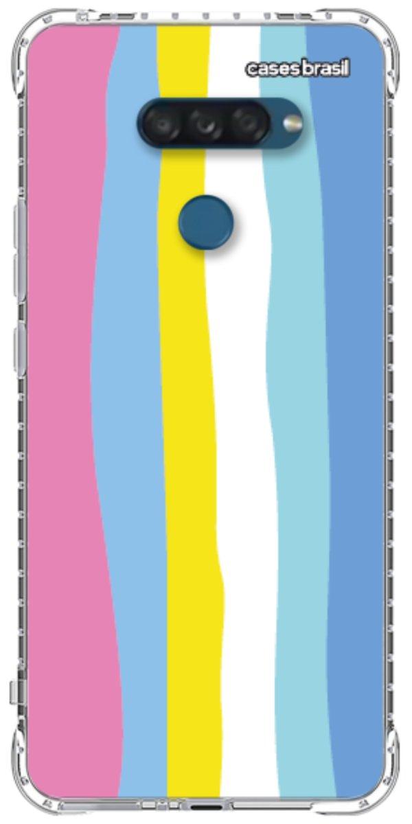 Capinha para Celular Arco-íris Vertical Colorido