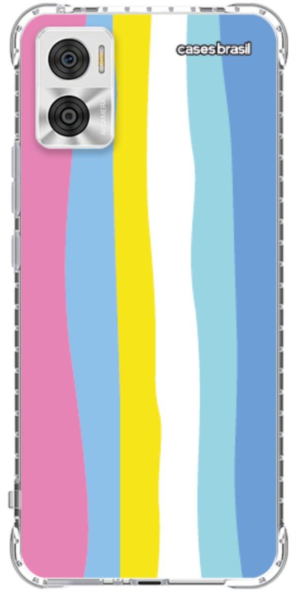 Capinha para Celular Arco-íris Vertical Colorido