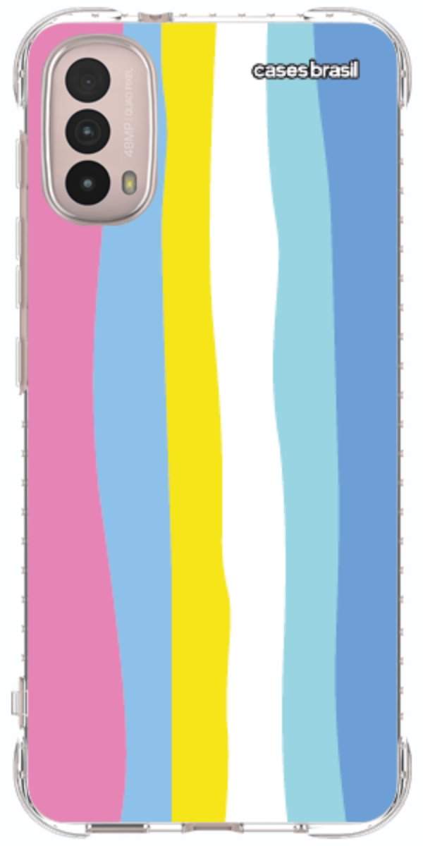 Capinha para Celular Arco-íris Vertical Colorido