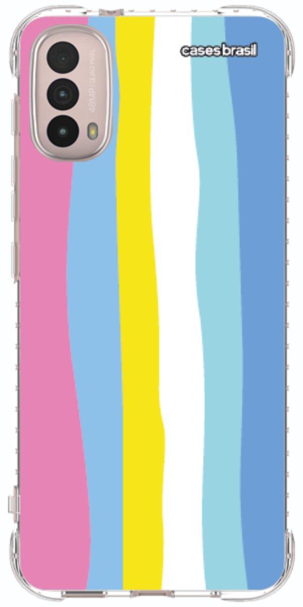 Capinha para Celular Arco-íris Vertical Colorido