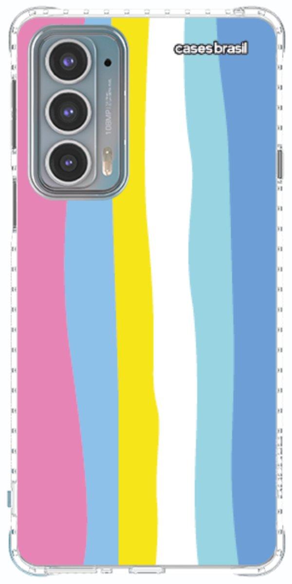Capinha para Celular Arco-íris Vertical Colorido