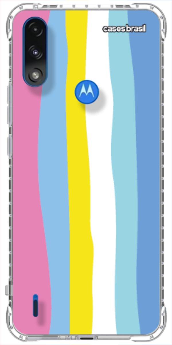 Capinha para Celular Arco-íris Vertical Colorido