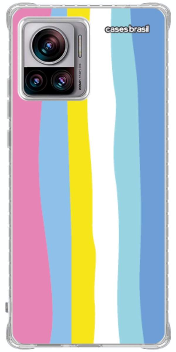 Capinha para Celular Arco-íris Vertical Colorido