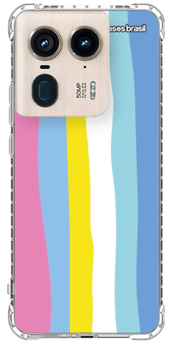 Capinha para Celular Arco-íris Vertical Colorido
