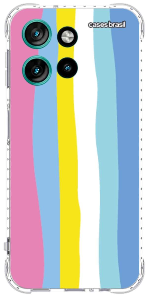 Capinha para Celular Arco-íris Vertical Colorido