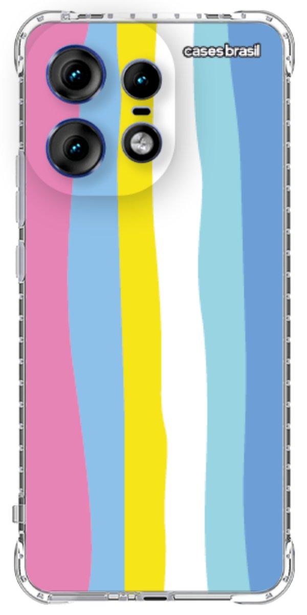 Capinha para Celular Arco-íris Vertical Colorido