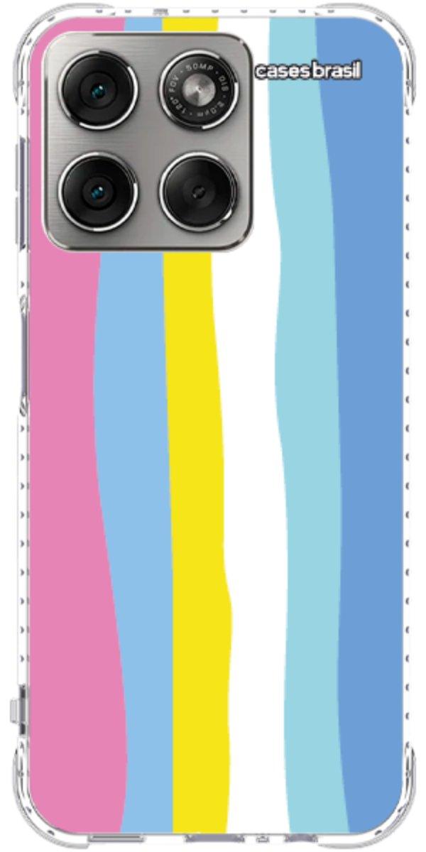 Capinha para Celular Arco-íris Vertical Colorido