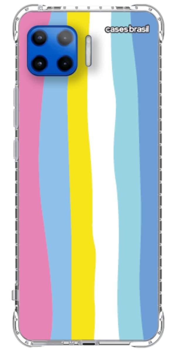 Capinha para Celular Arco-íris Vertical Colorido