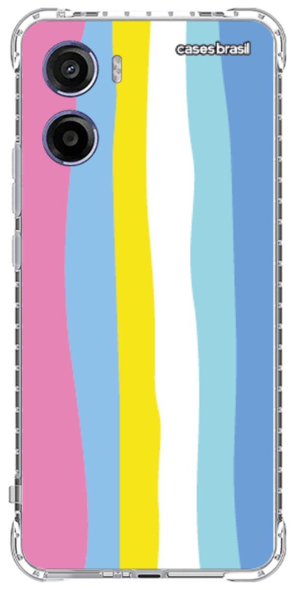 Capinha para Celular Arco-íris Vertical Colorido