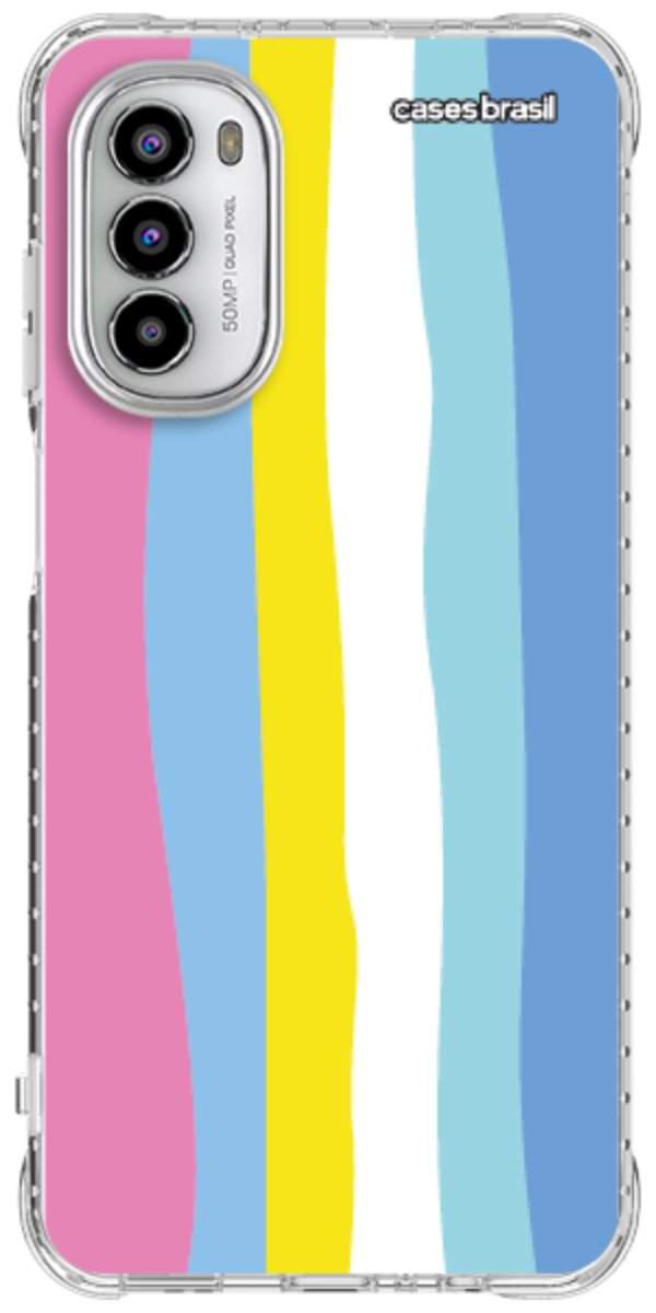 Capinha para Celular Arco-íris Vertical Colorido