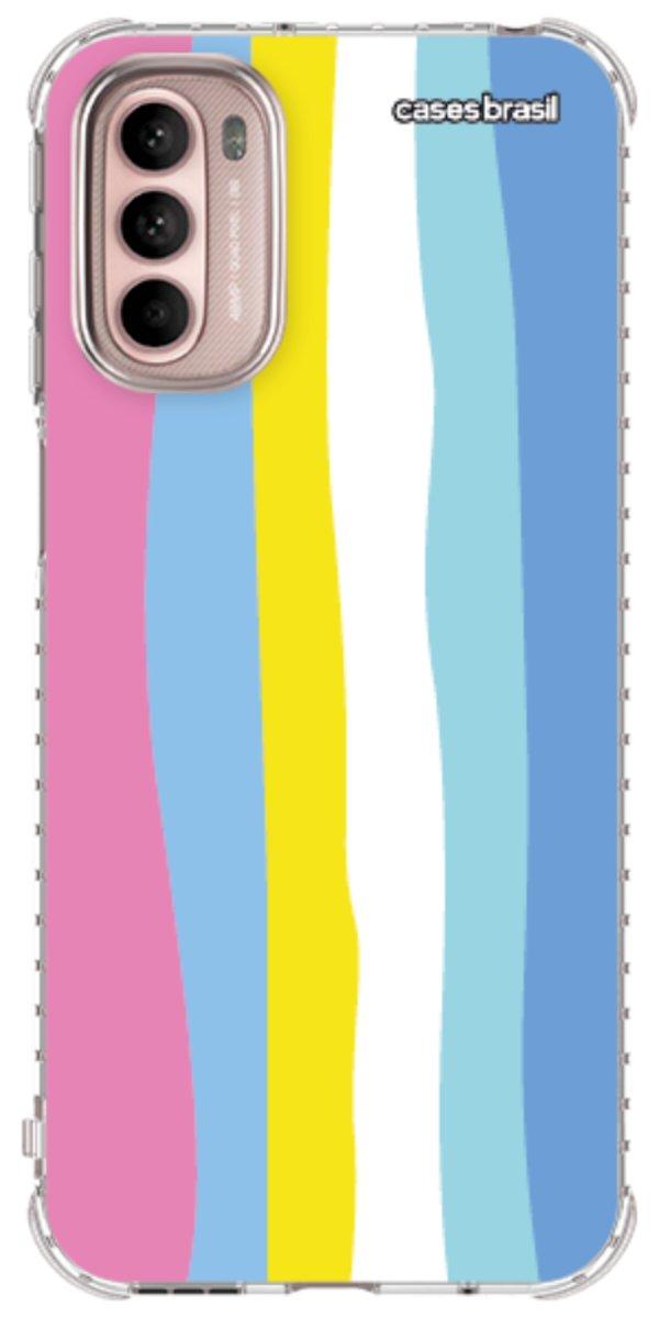 Capinha para Celular Arco-íris Vertical Colorido