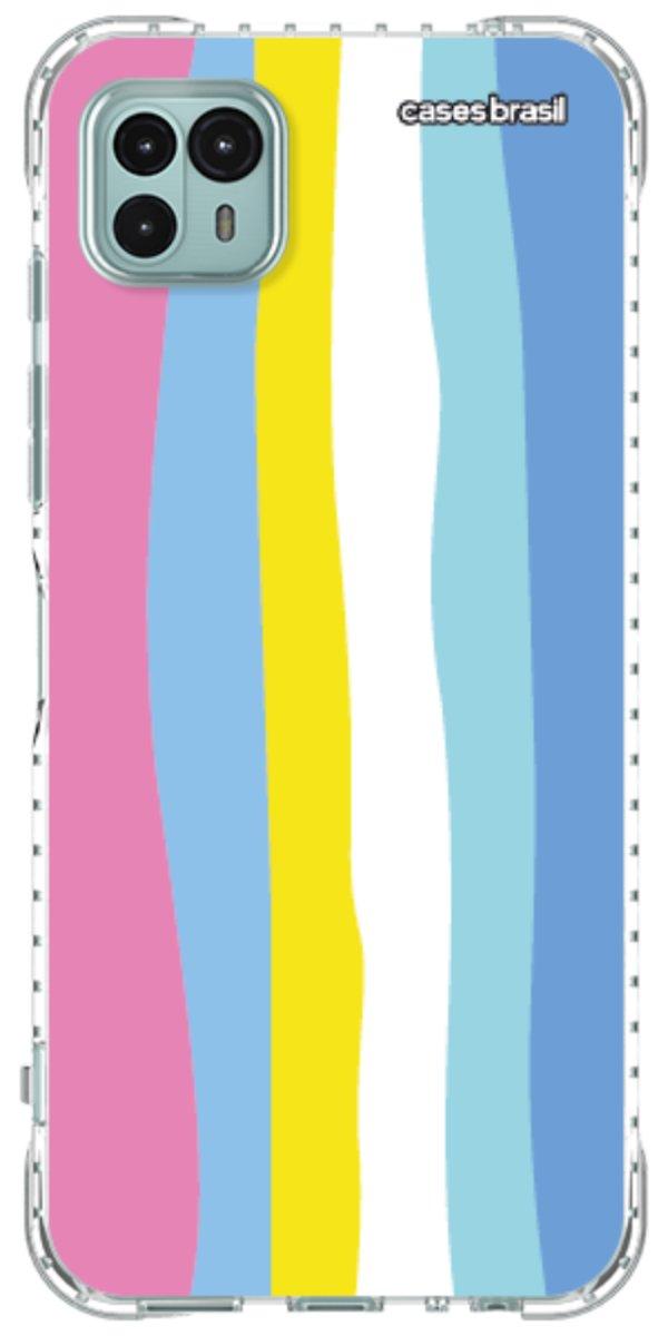Capinha para Celular Arco-íris Vertical Colorido