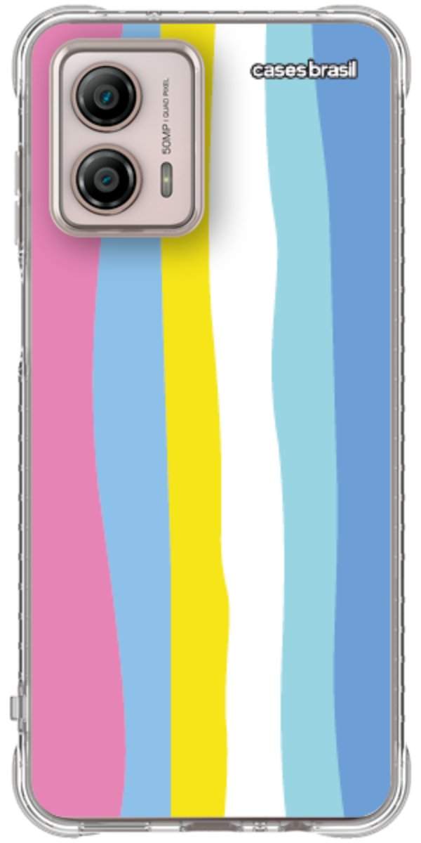 Capinha para Celular Arco-íris Vertical Colorido