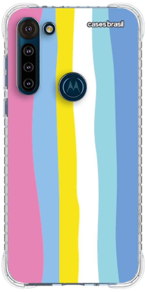 Capinha para Celular Arco-íris Vertical Colorido