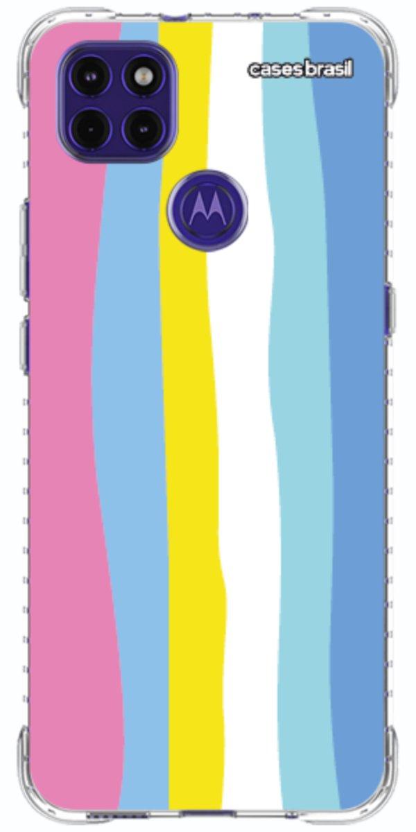 Capinha para Celular Arco-íris Vertical Colorido