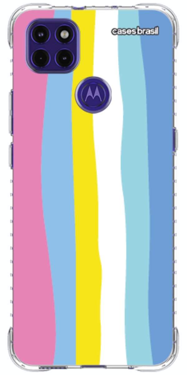 Capinha para Celular Arco-íris Vertical Colorido