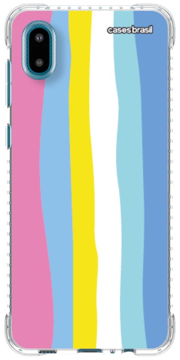 Capinha para Celular Arco-íris Vertical Colorido