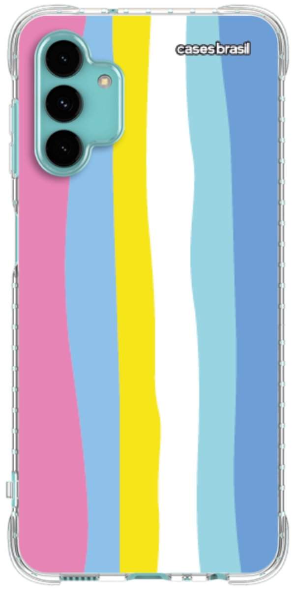 Capinha para Celular Arco-íris Vertical Colorido