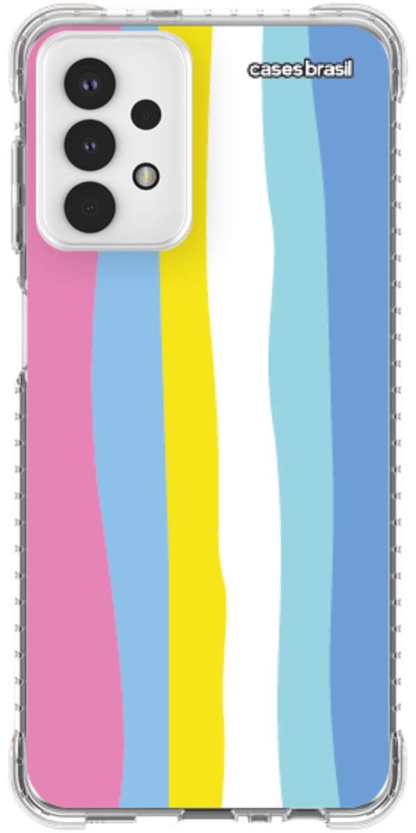 Capinha para Celular Arco-íris Vertical Colorido