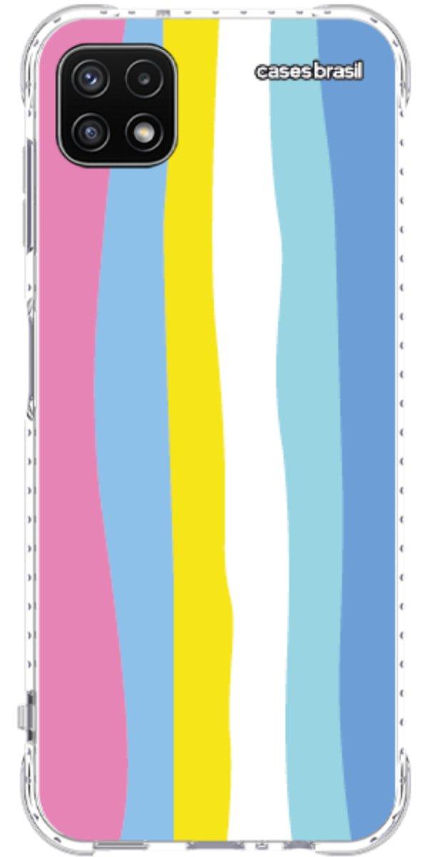 Capinha para Celular Arco-íris Vertical Colorido
