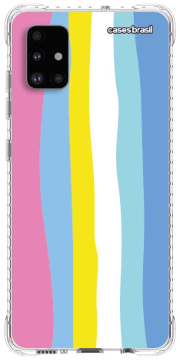 Capinha para Celular Arco-íris Vertical Colorido