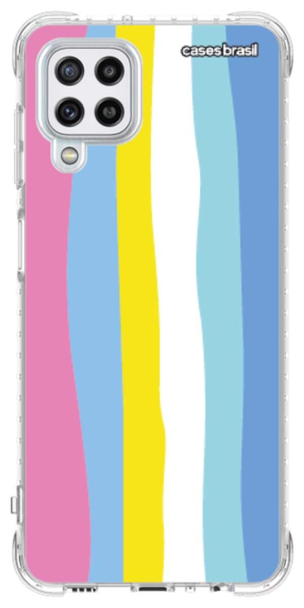 Capinha para Celular Arco-íris Vertical Colorido