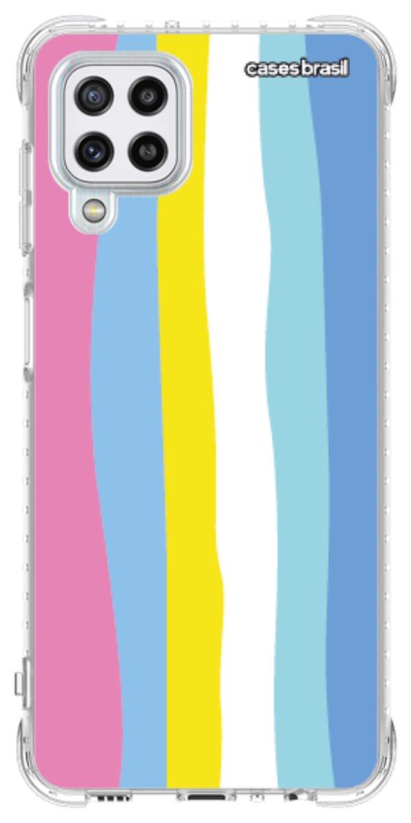 Capinha para Celular Arco-íris Vertical Colorido
