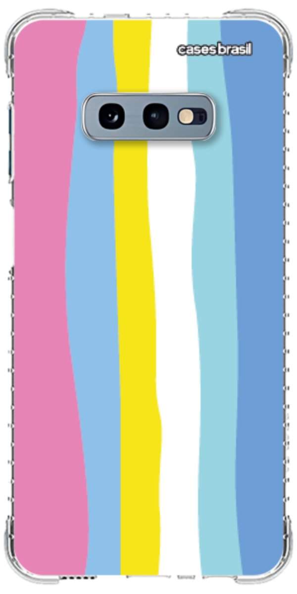 Capinha para Celular Arco-íris Vertical Colorido
